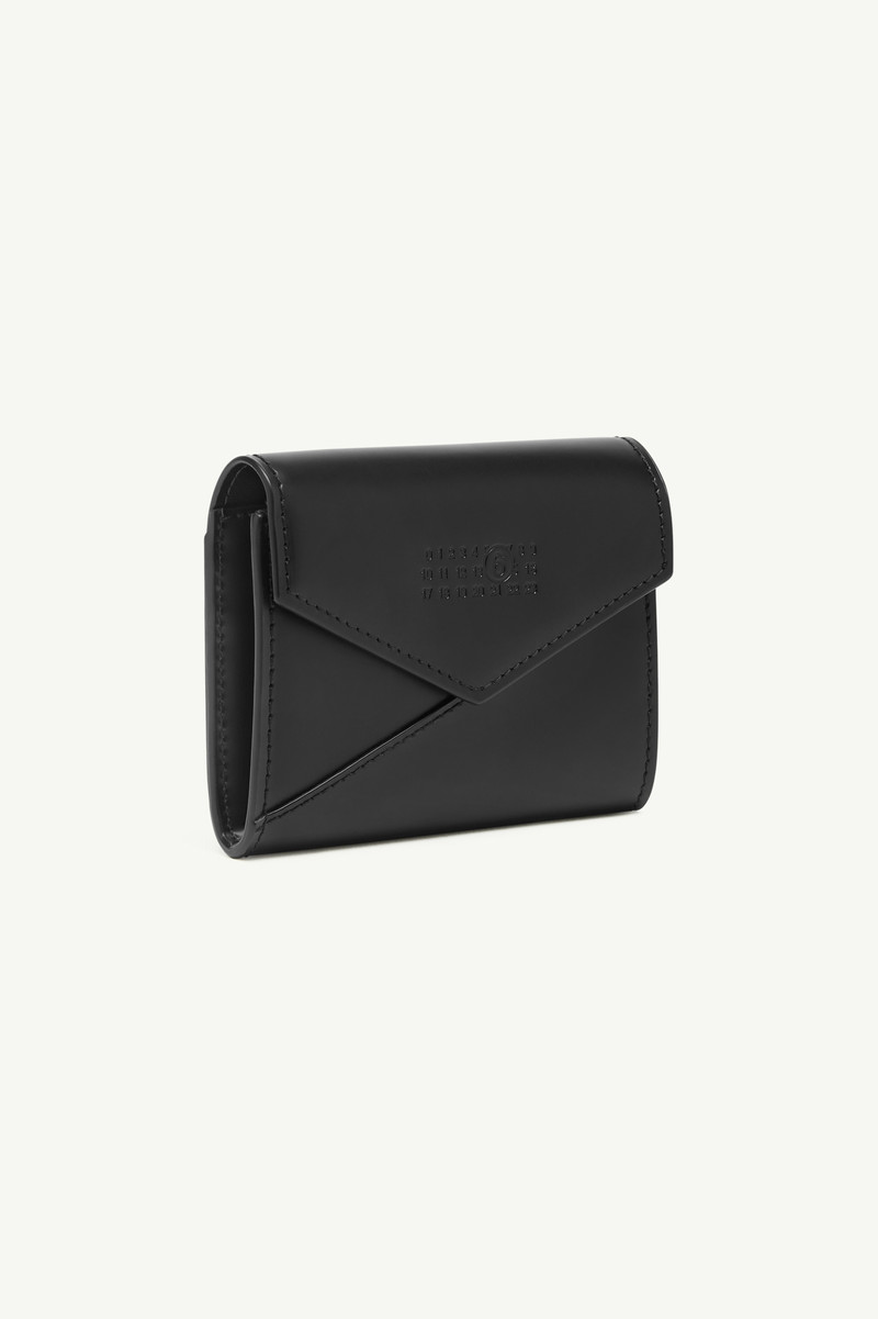 Leather flap wallet 2
