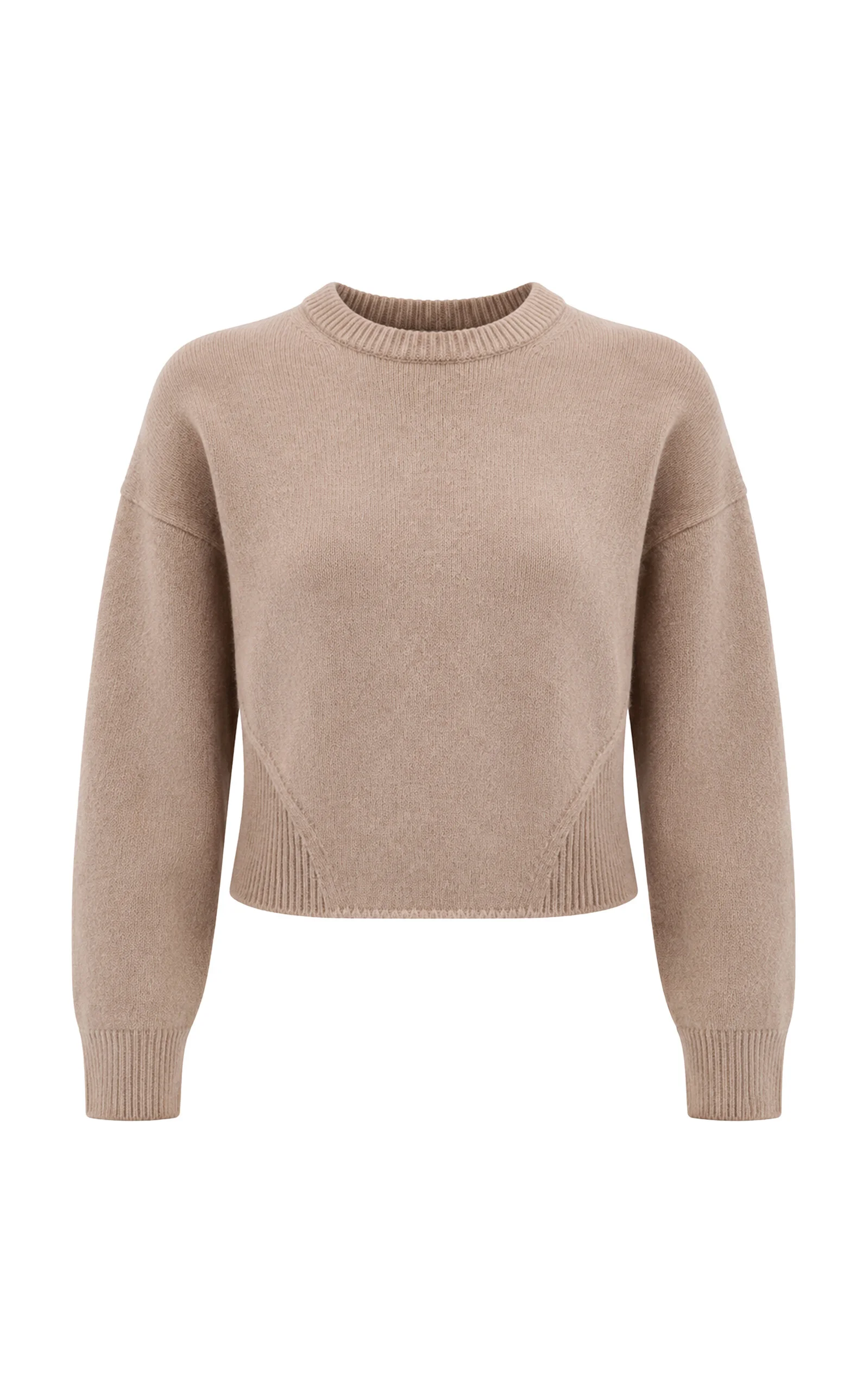 Cinched Cashmere Knit Sweater - 1
