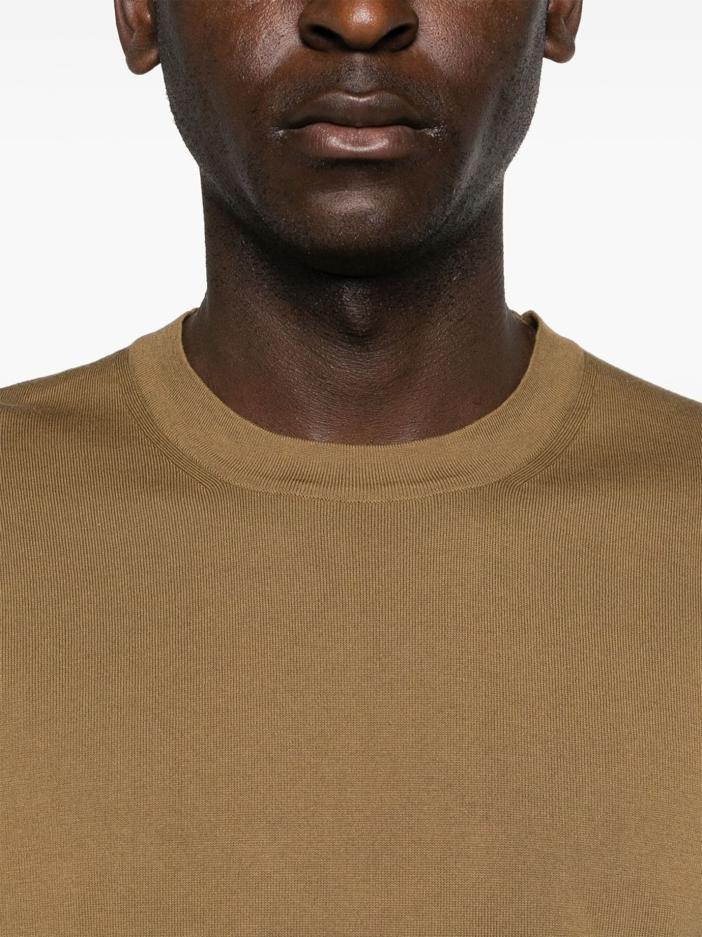 crew-neck cotton jumper - 5