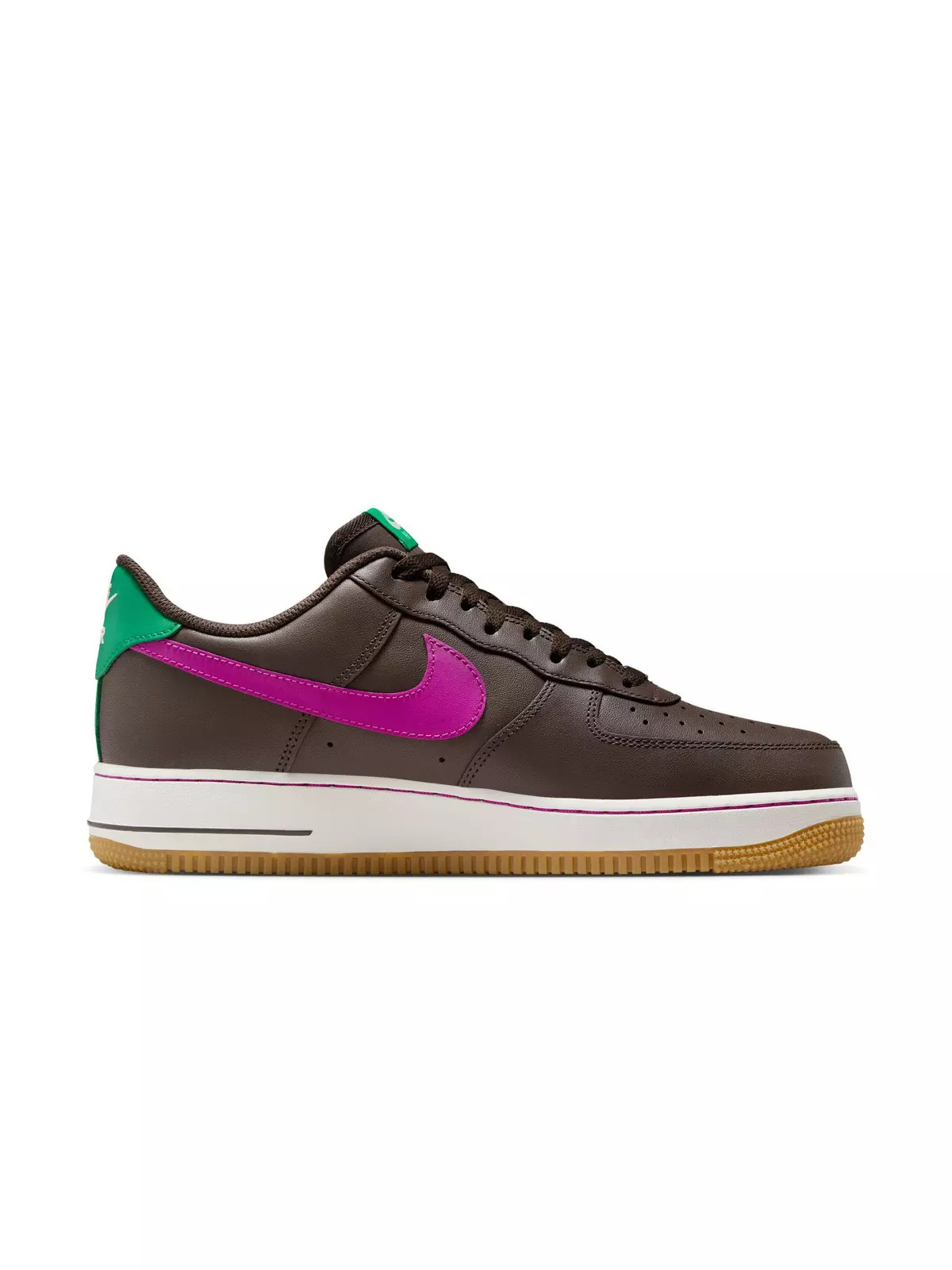 Air Force 1 '07 "Baroque Brown/Vivid Purple/Stadium Green" Men's Shoe - 2