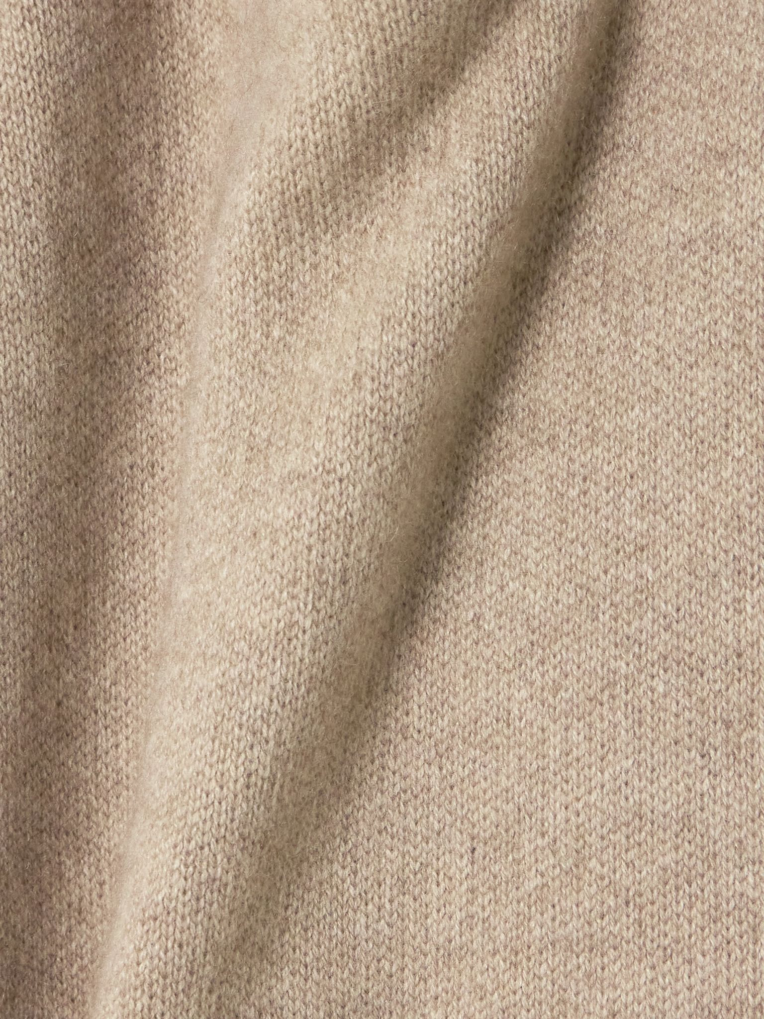 Cashmere hoodie Taupe - 4