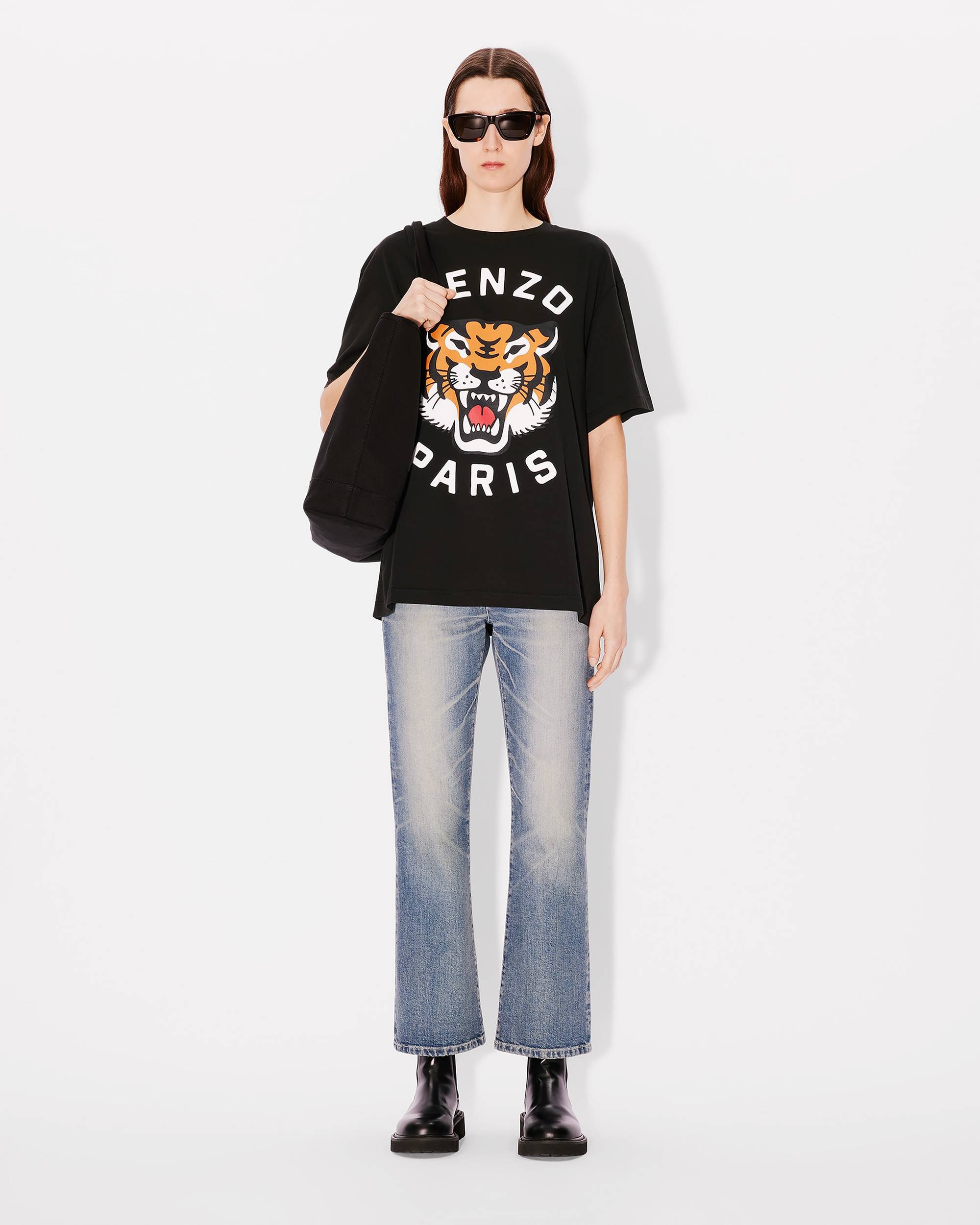 'KENZO Lucky Tiger' oversized genderless T-shirt - 6