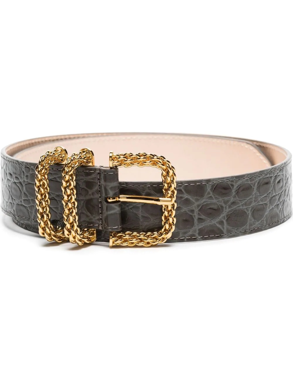 Katina croc-effect leather belt - 1