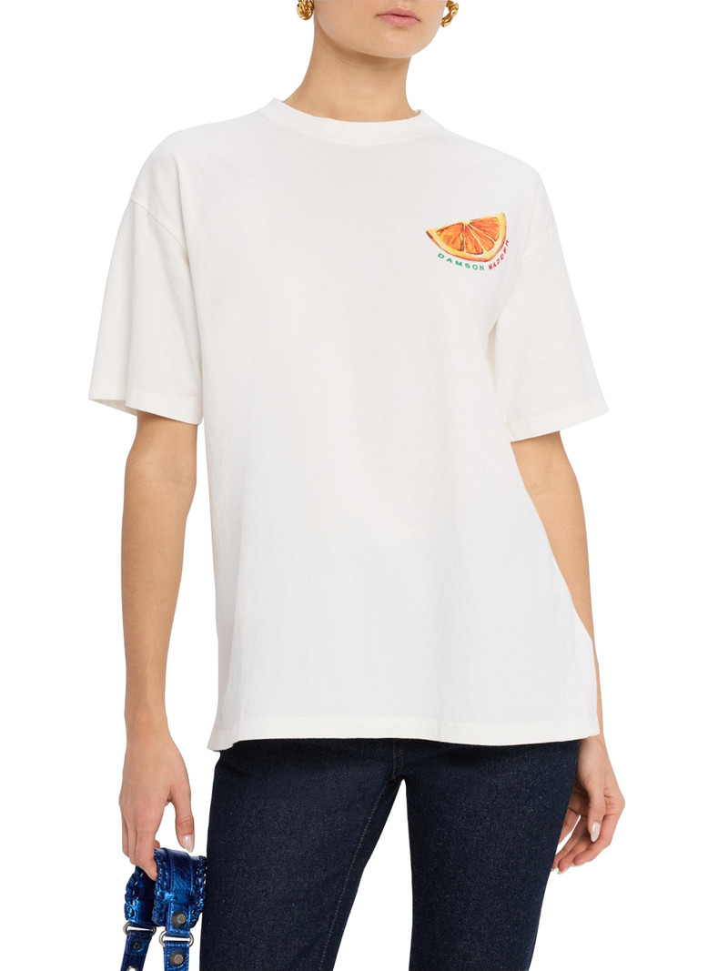 Women's Spritz Crewneck Boyfriend T-Shirt - White 3