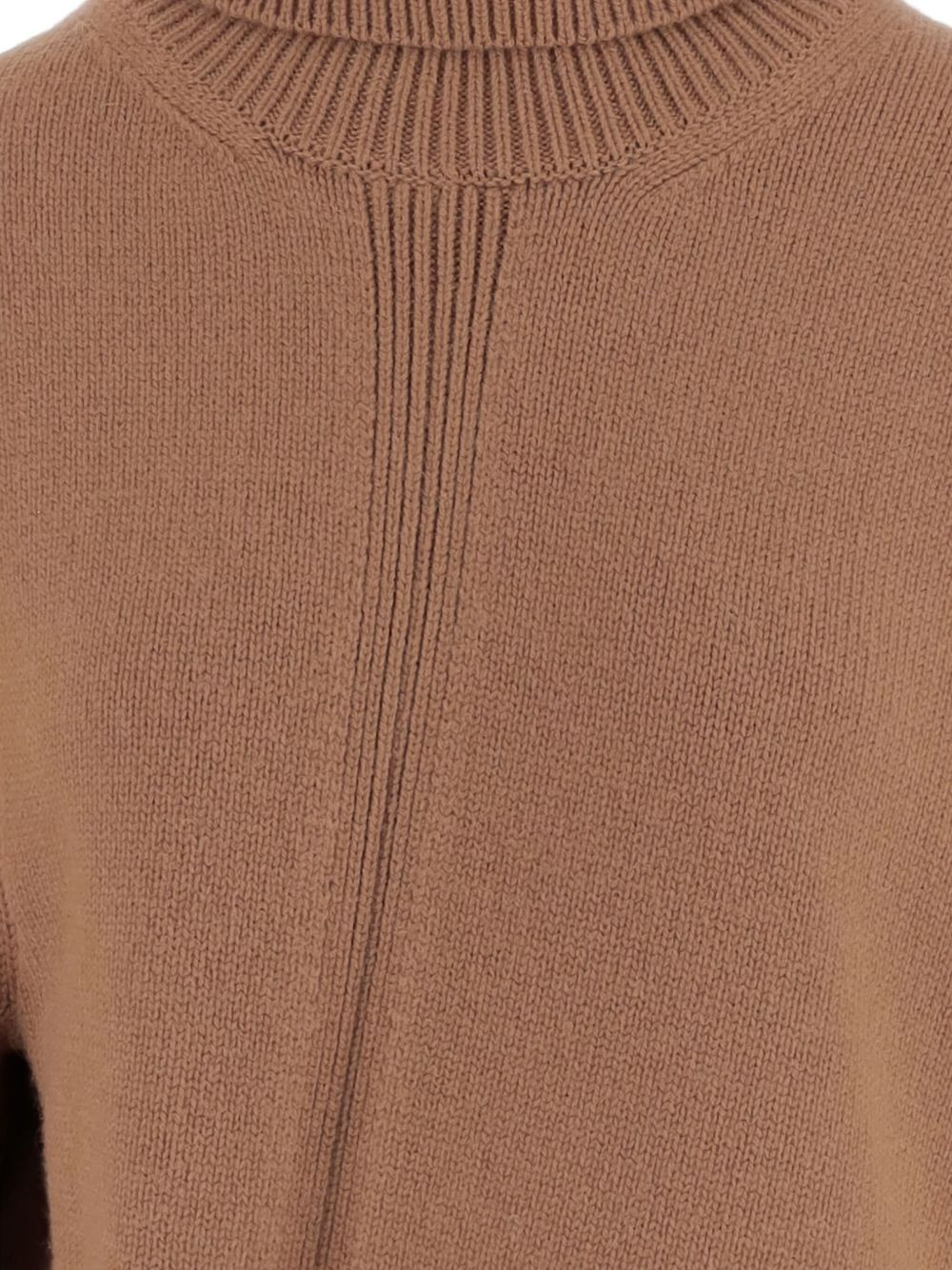 high-neck asymmetrical sweater - 3