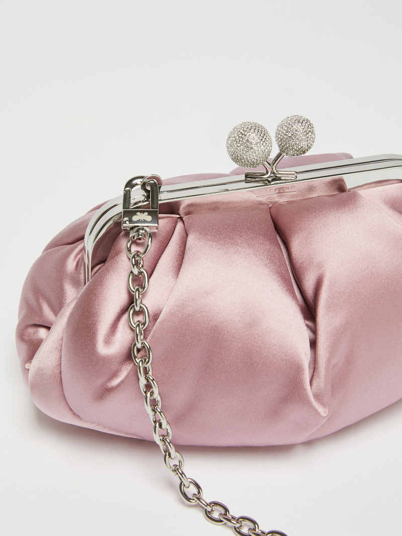 EMMY Small satin Pasticcino Bag with rhinestones 4