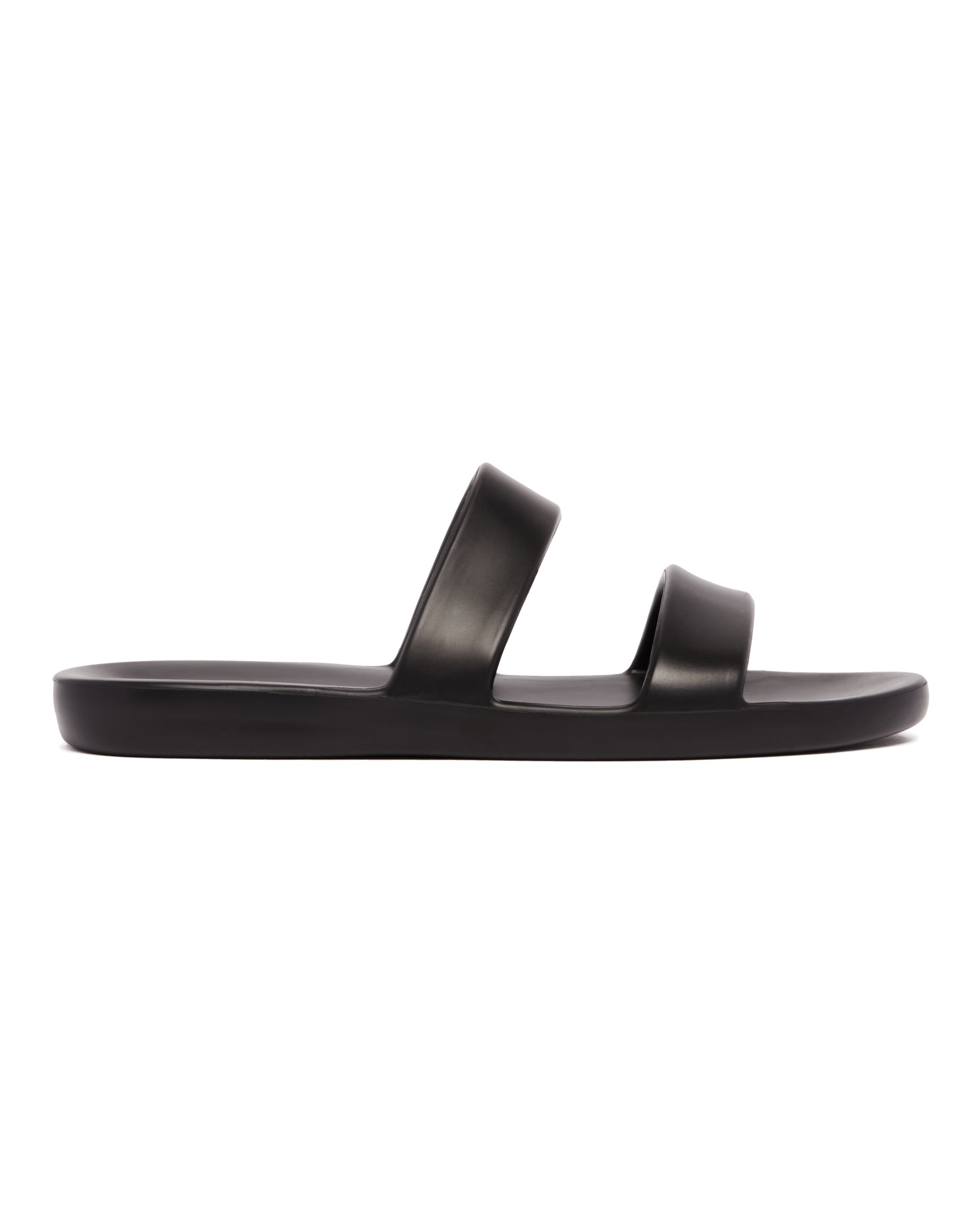 Black Foam Rubber Sandals - 2