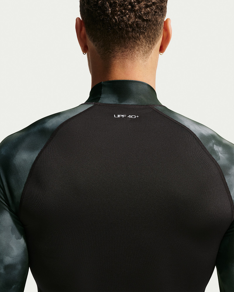 Nike Nike Swim Whitewater Men's Long Sleeve Rashguard Top outlook