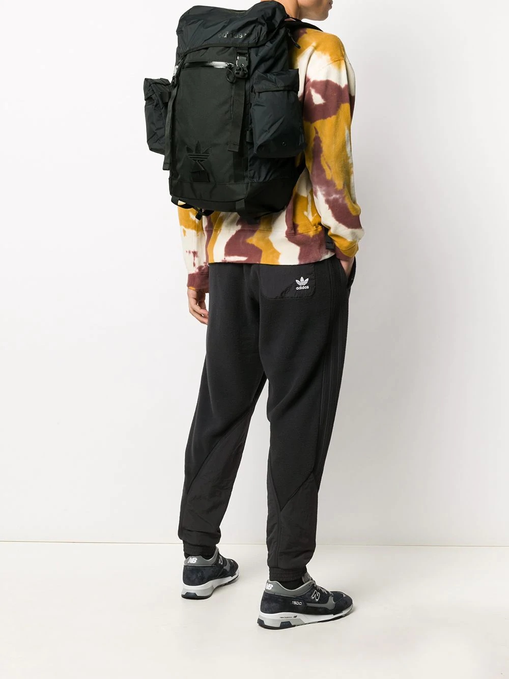 embroidered logo backpack - 2