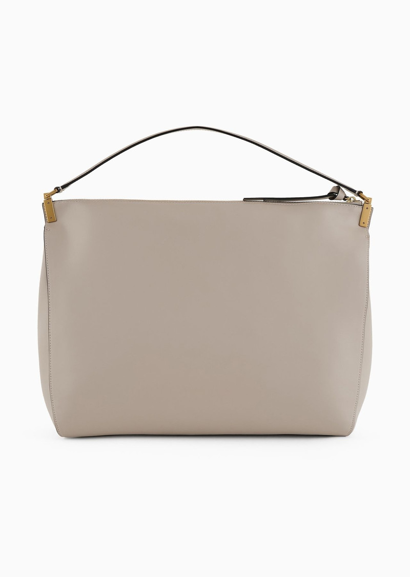 Large handbag in smooth leather 3