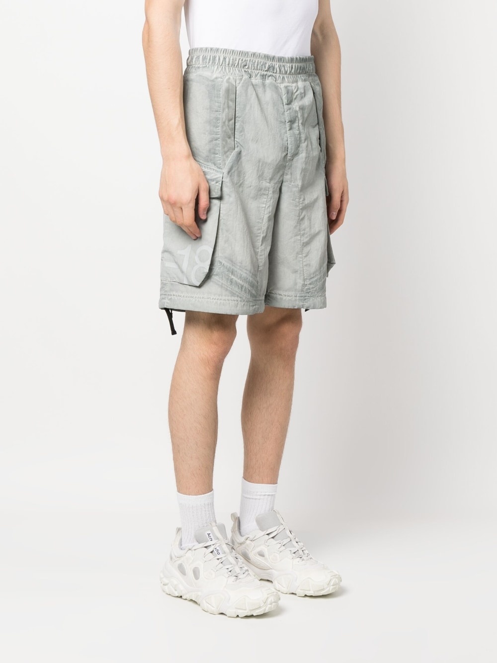 faded-effect cargo shorts - 3