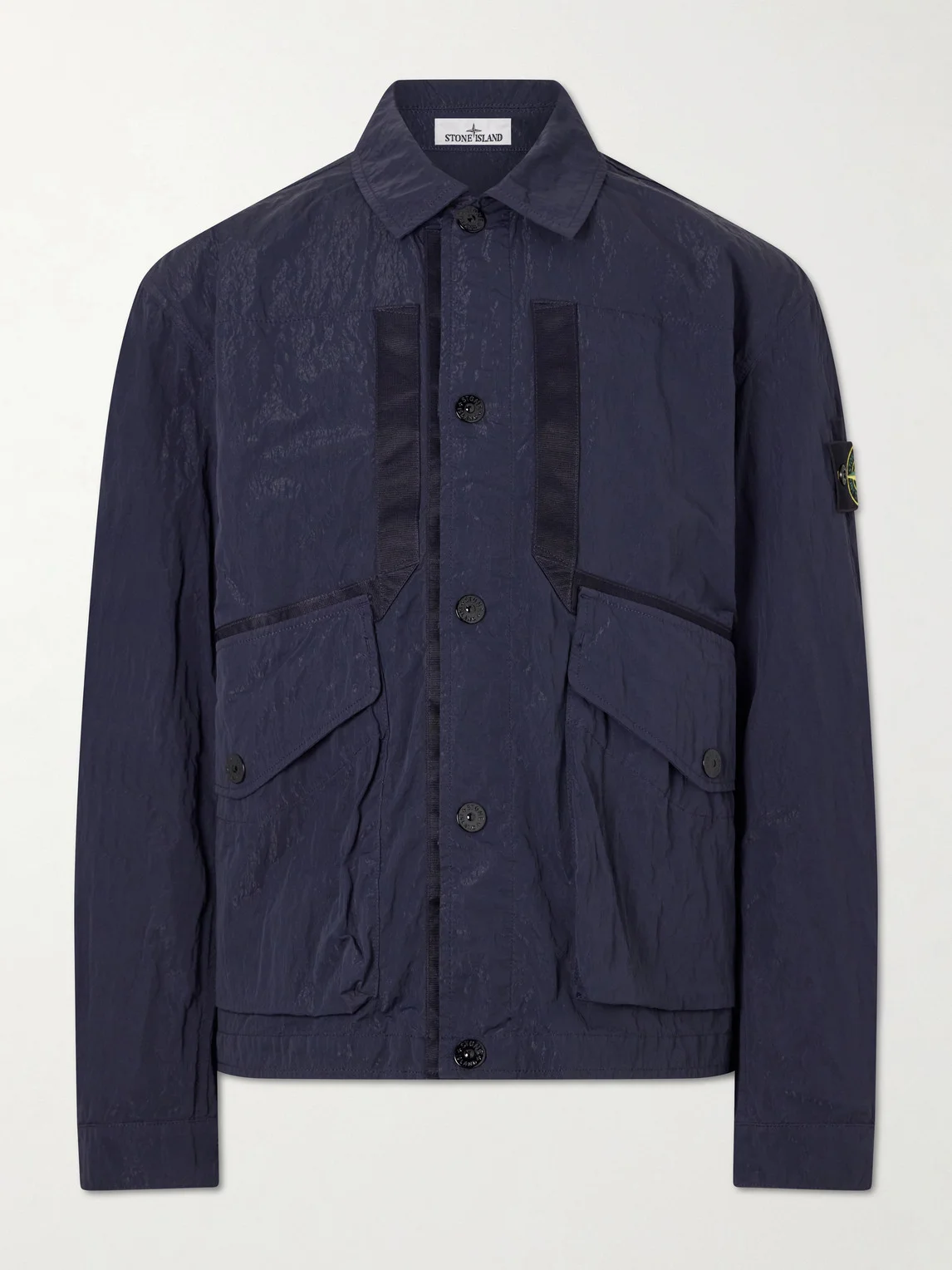 Garment-Dyed Waxed Warp Rib Nylon-TC Jacket - 1