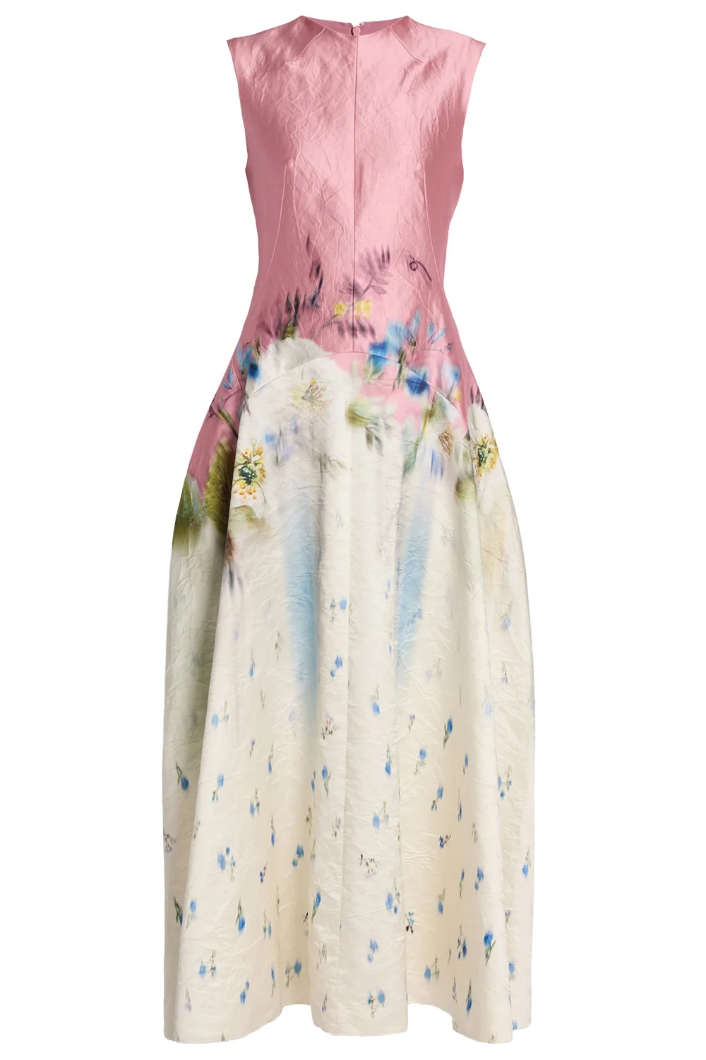 Floral Textured Maxi Dress - 1