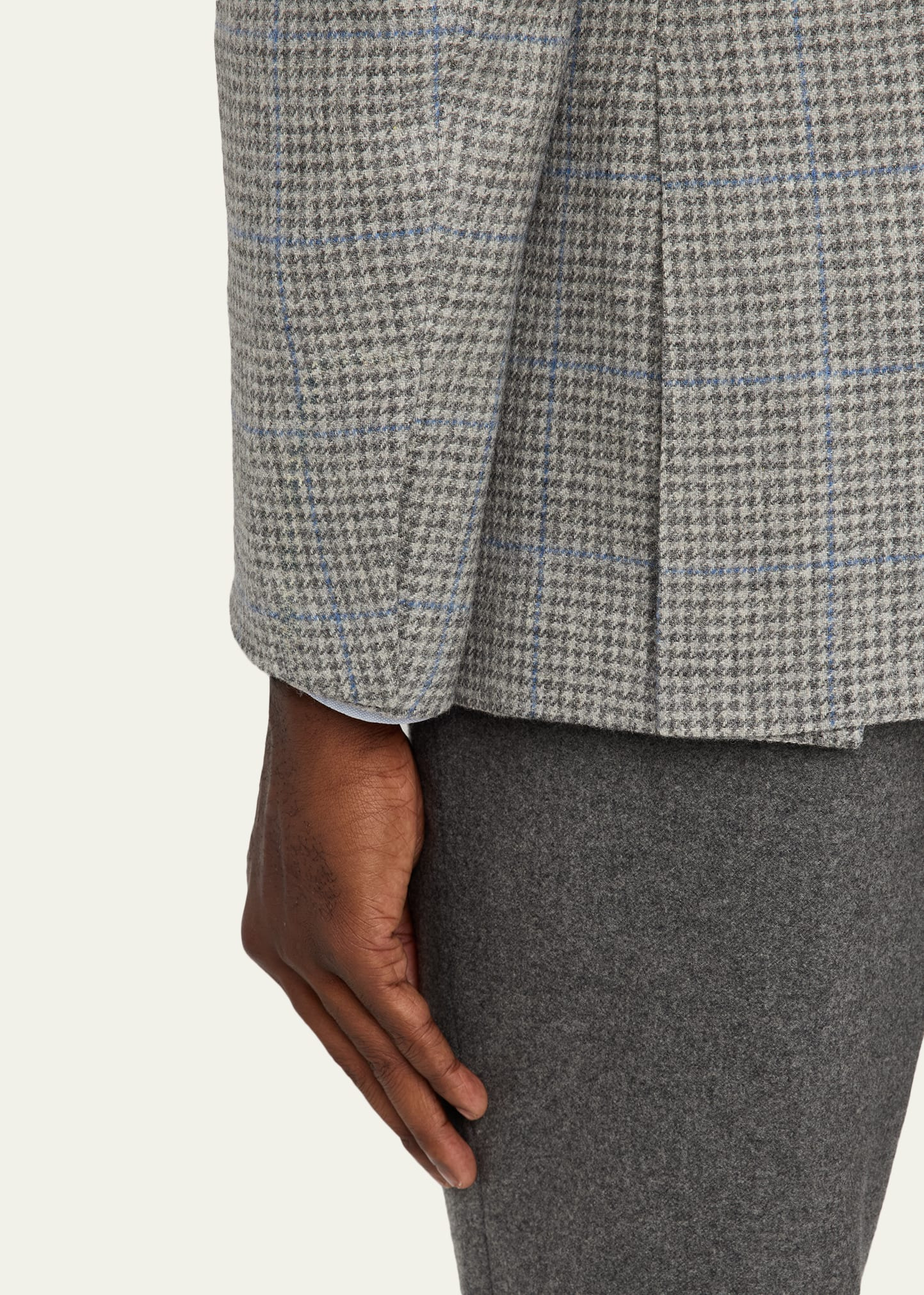 Men's Houndstooth Two-Button Sport Coat - 8