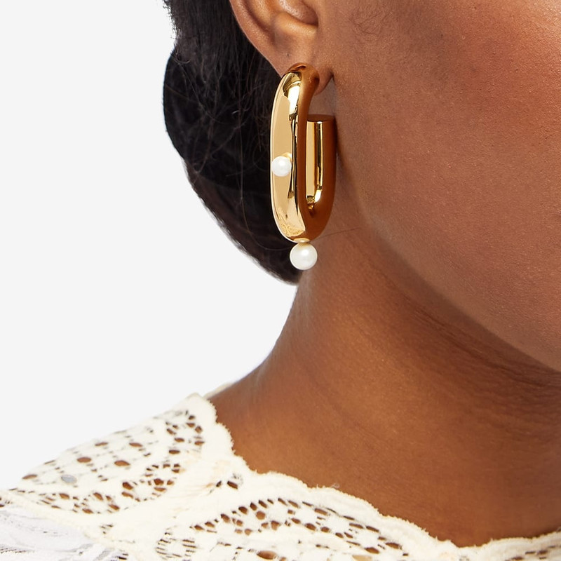 rabanne Paco Rabanne XL Link Hoop Earrings outlook