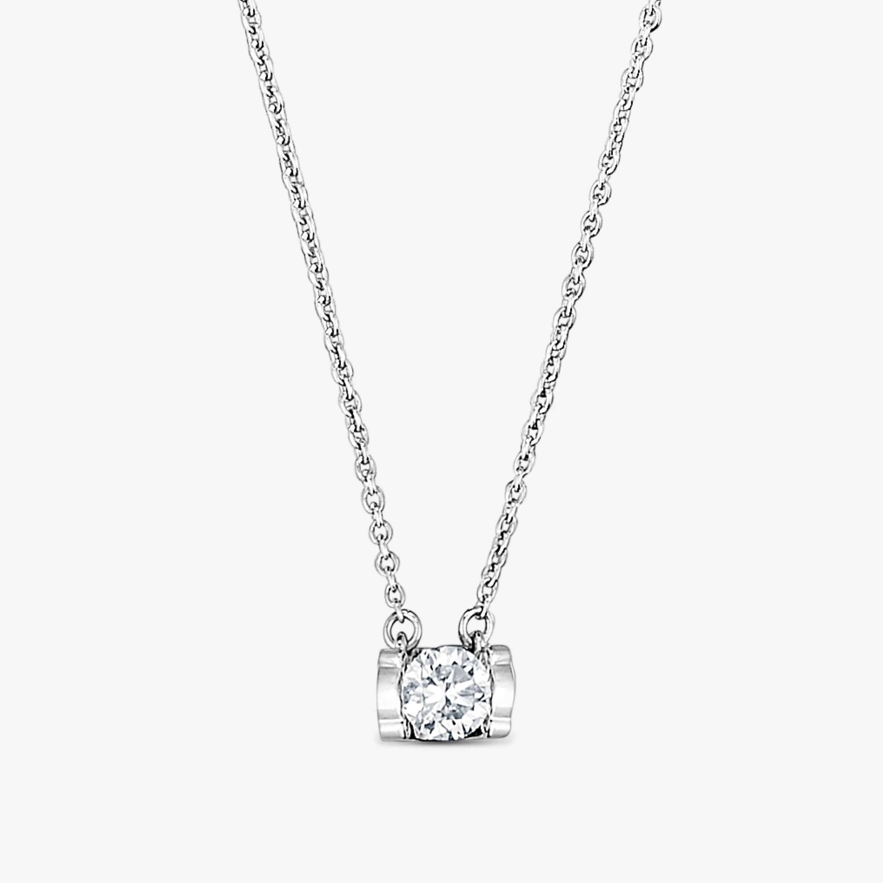 Platinum Choker with 0.25ct brilliant-cut lab-grown diamond TOUS Sweet Diamonds LGD - 1