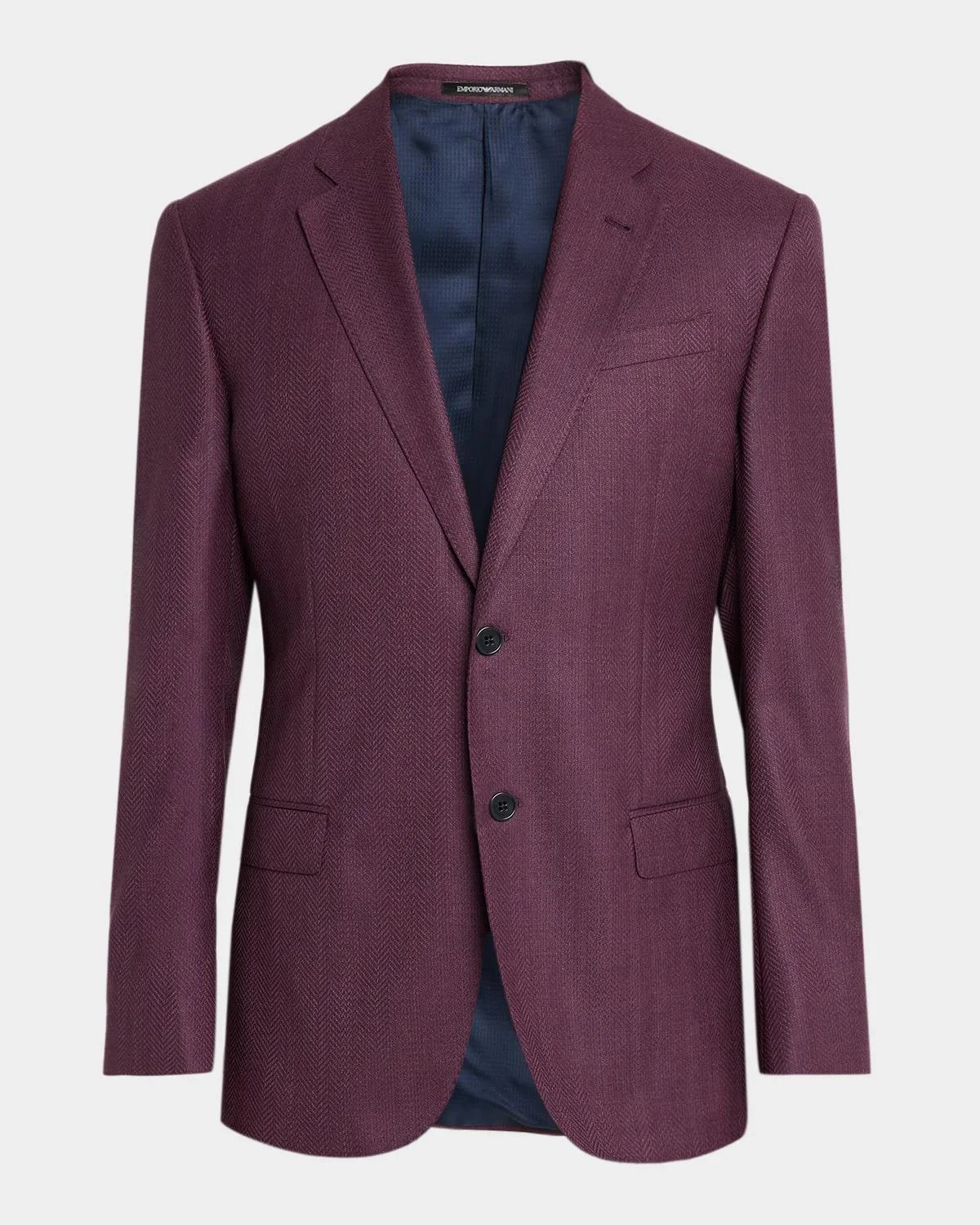 Men's G-Line Wool Slim Herringbone Sport Coat - 1