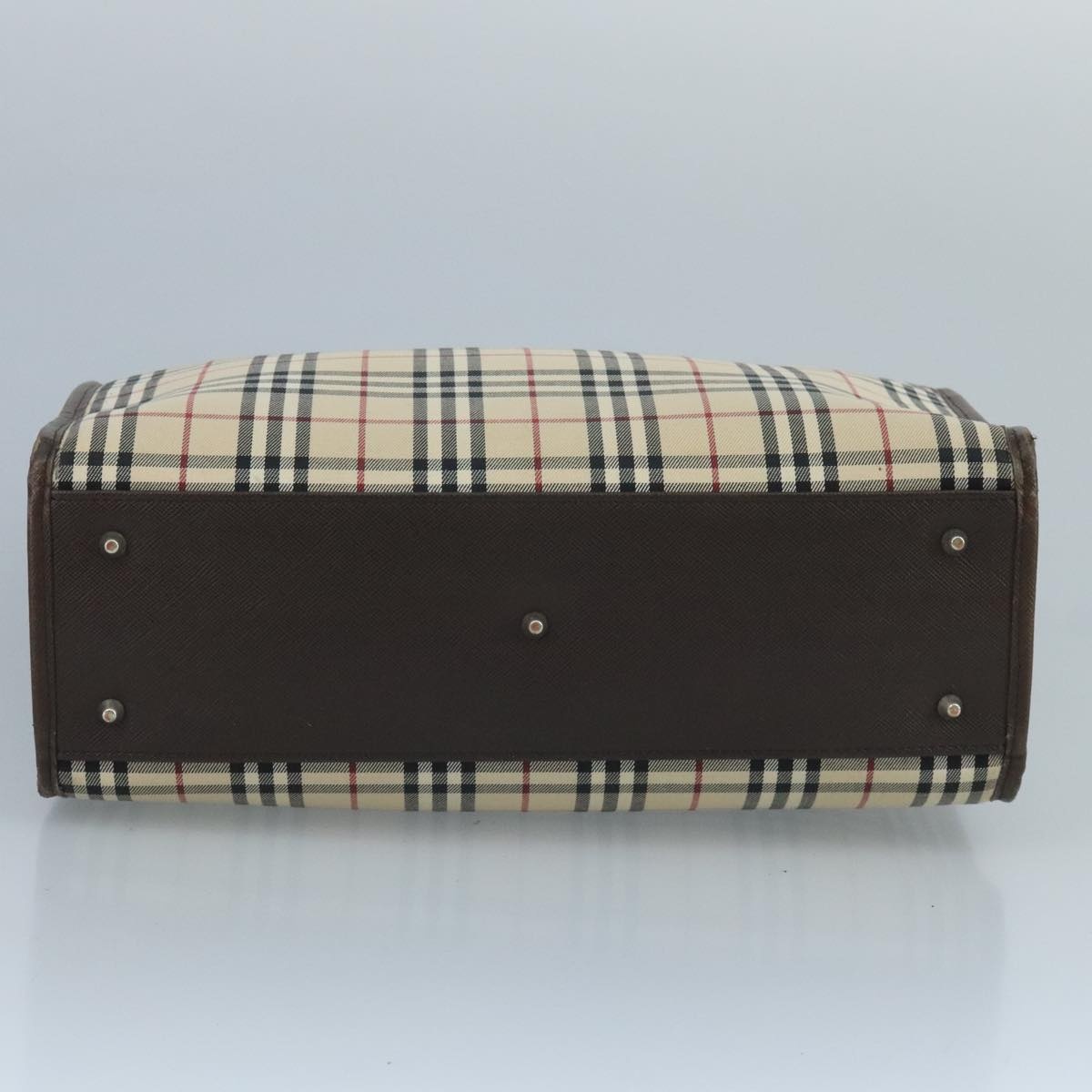 Burberry Nova Check Tote Bag Canvas Beige - 9