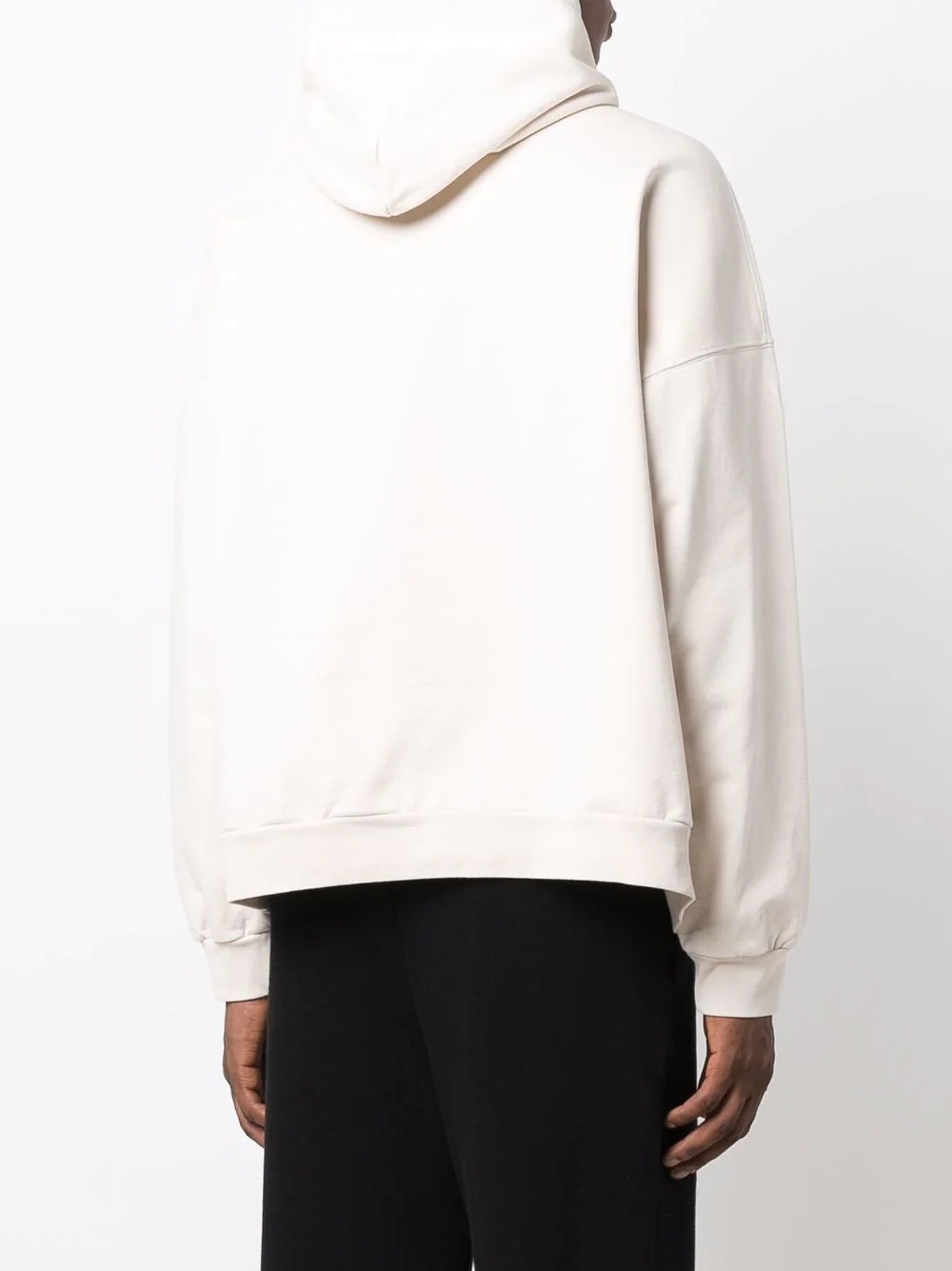 wide logo-print hoodie - 5