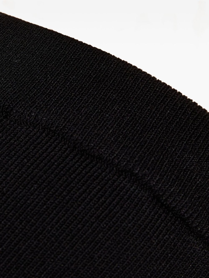 elasticated ribbed-knit leggings 5