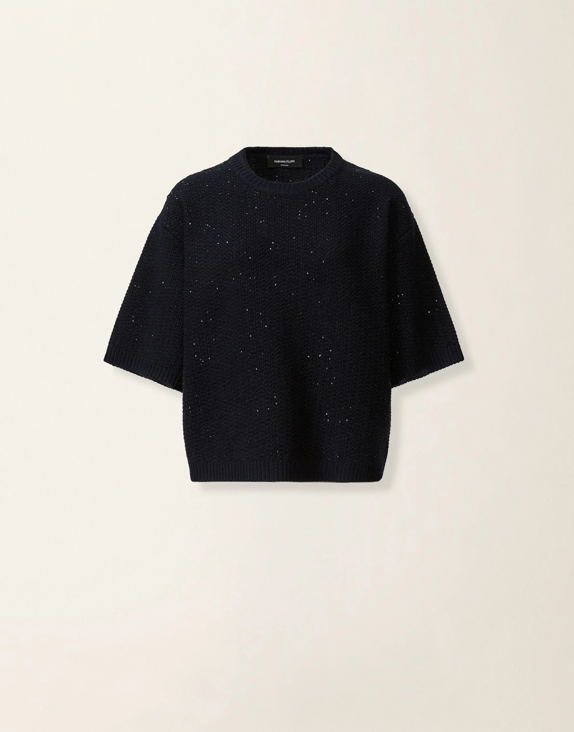 Platinum sequin sweater - 1