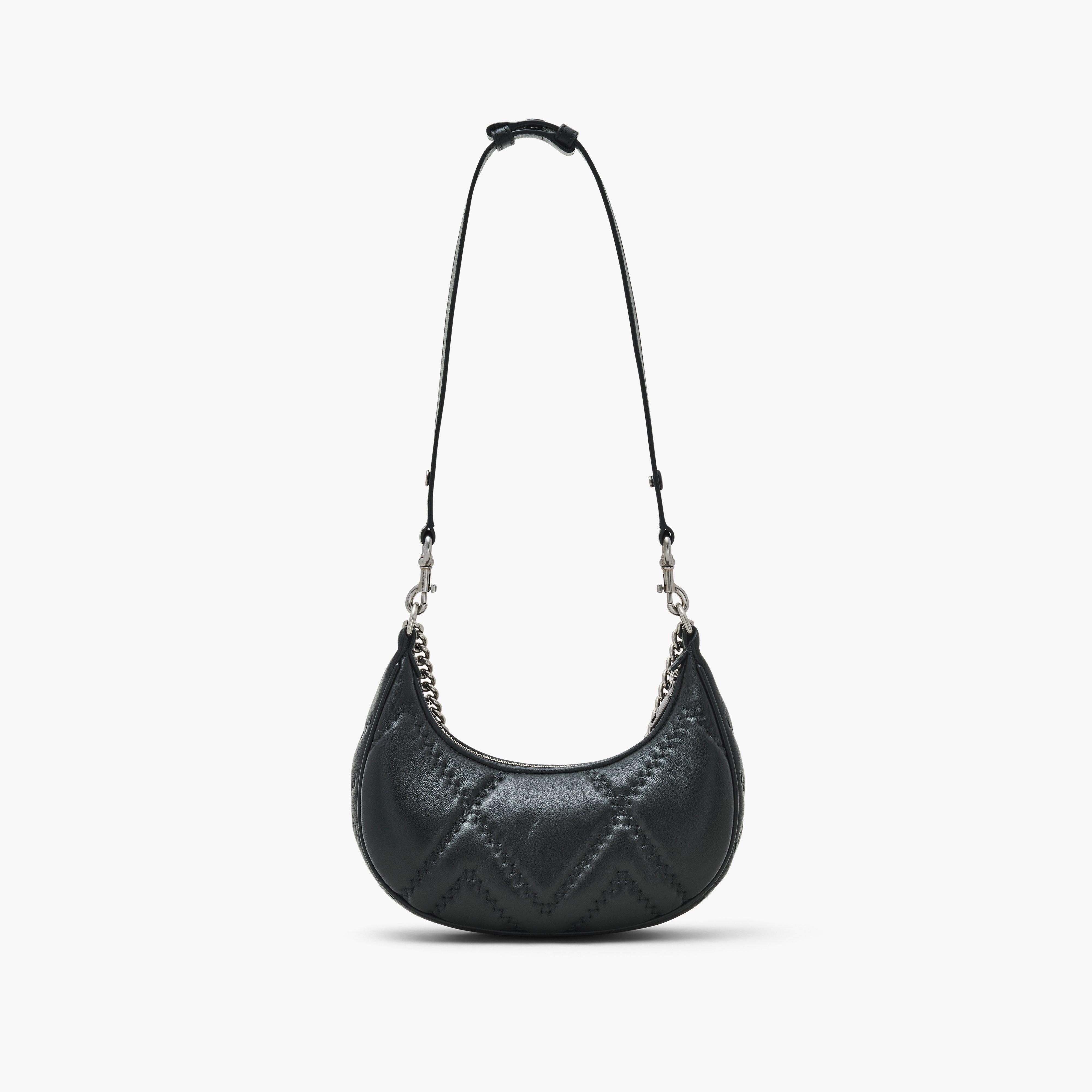 THE QUILTED LEATHER J MARC CURVE BAG - 4