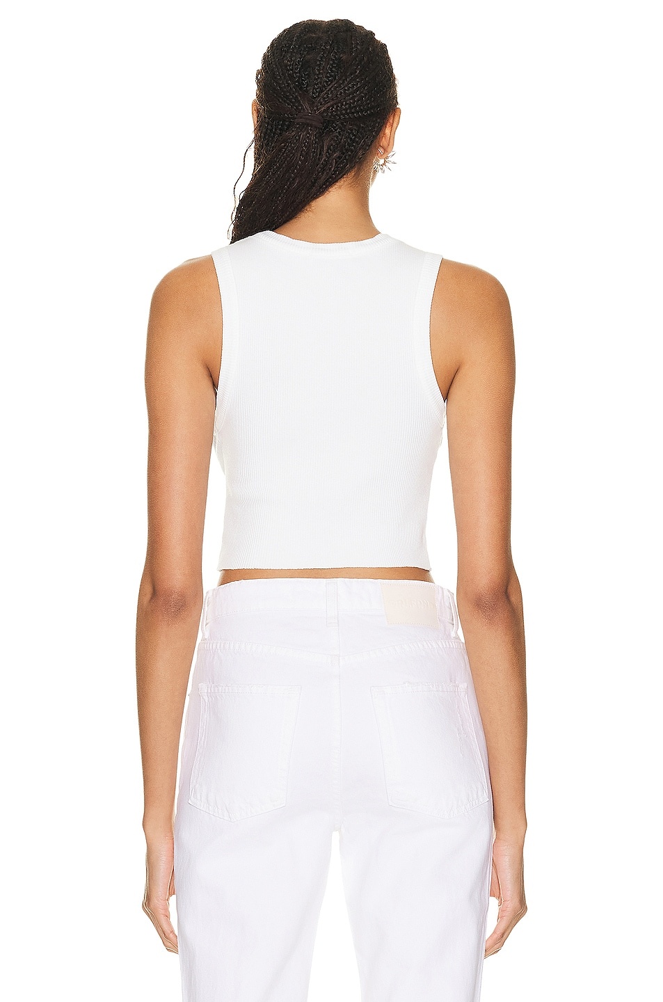 Cropped Poppy Tank - 3
