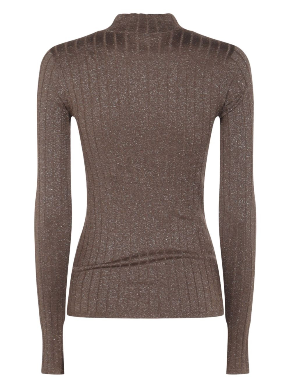 ribbed high-neck sweater - 2