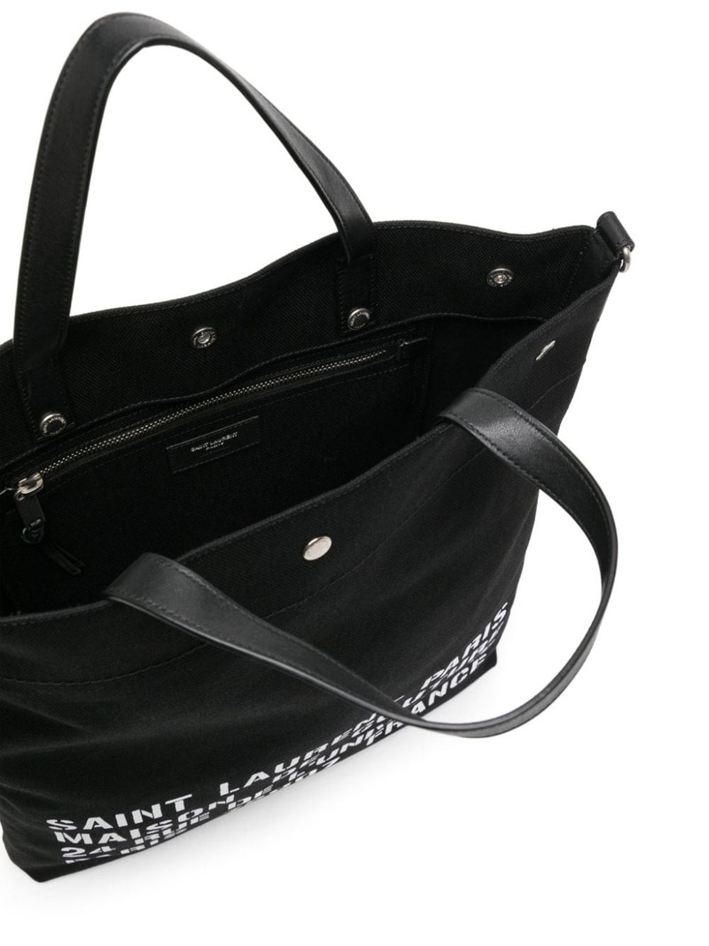 North/South canvas tote bag 5