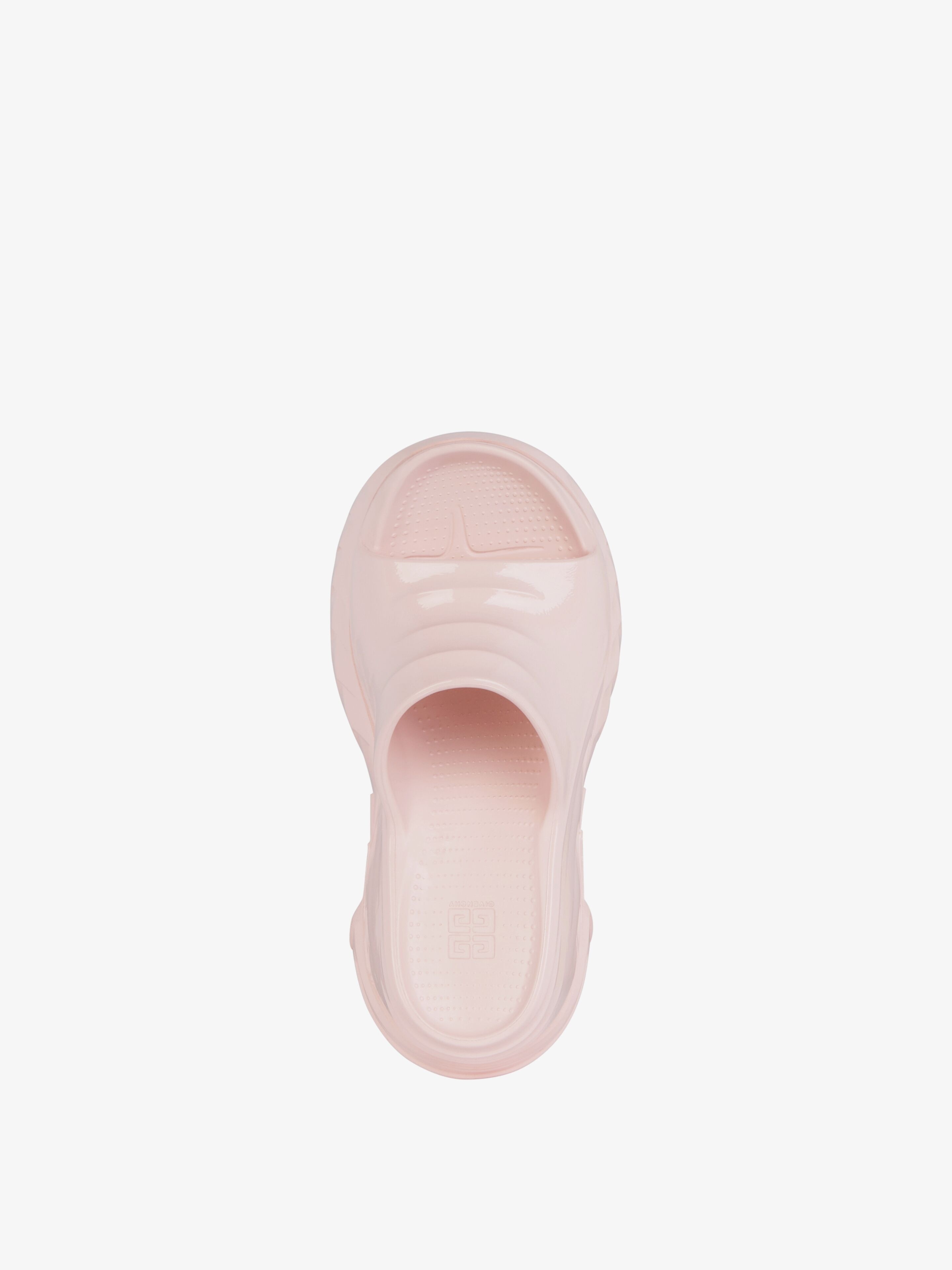 MARSHMALLOW WEDGE SANDALS IN RUBBER - 5
