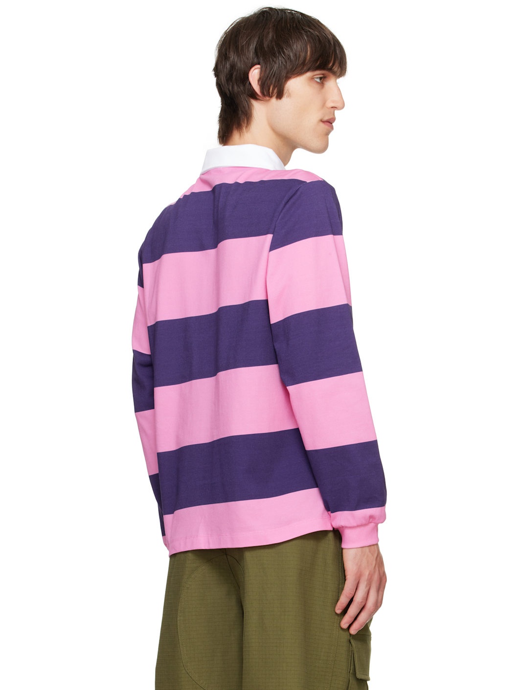 Pink & Purple 'SHF' Rugby Polo - 3