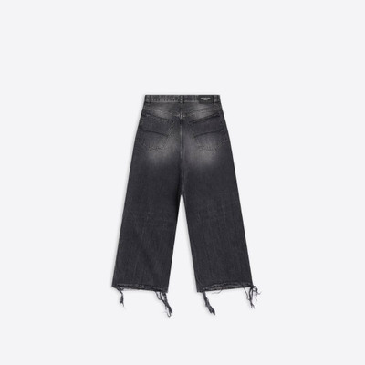 BALENCIAGA Women's Low Crotch Jeans in Black outlook