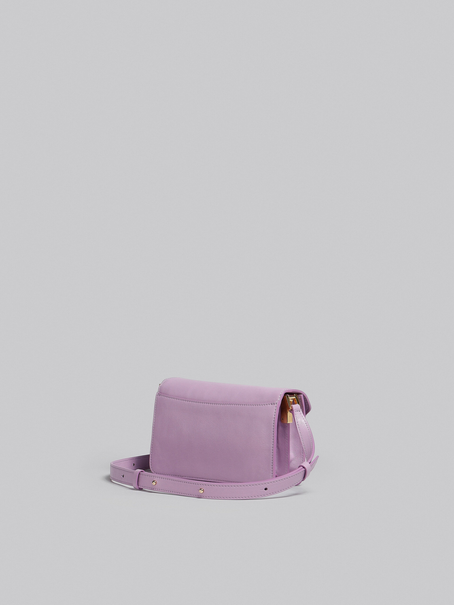 TRUNK SOFT BAG E/W IN LILAC LEATHER - 3