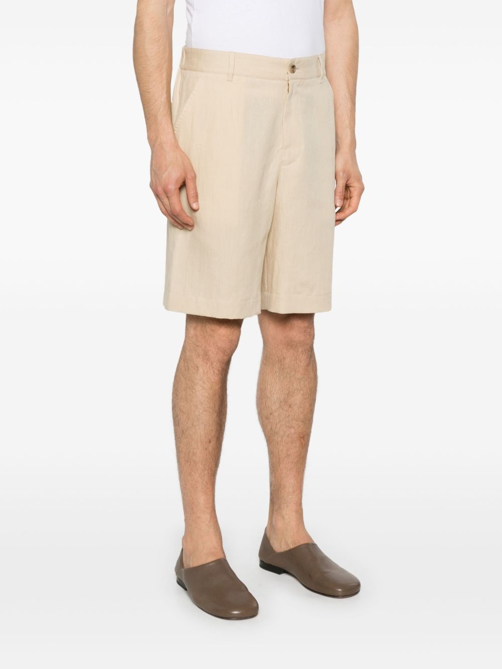 linen shorts - 3