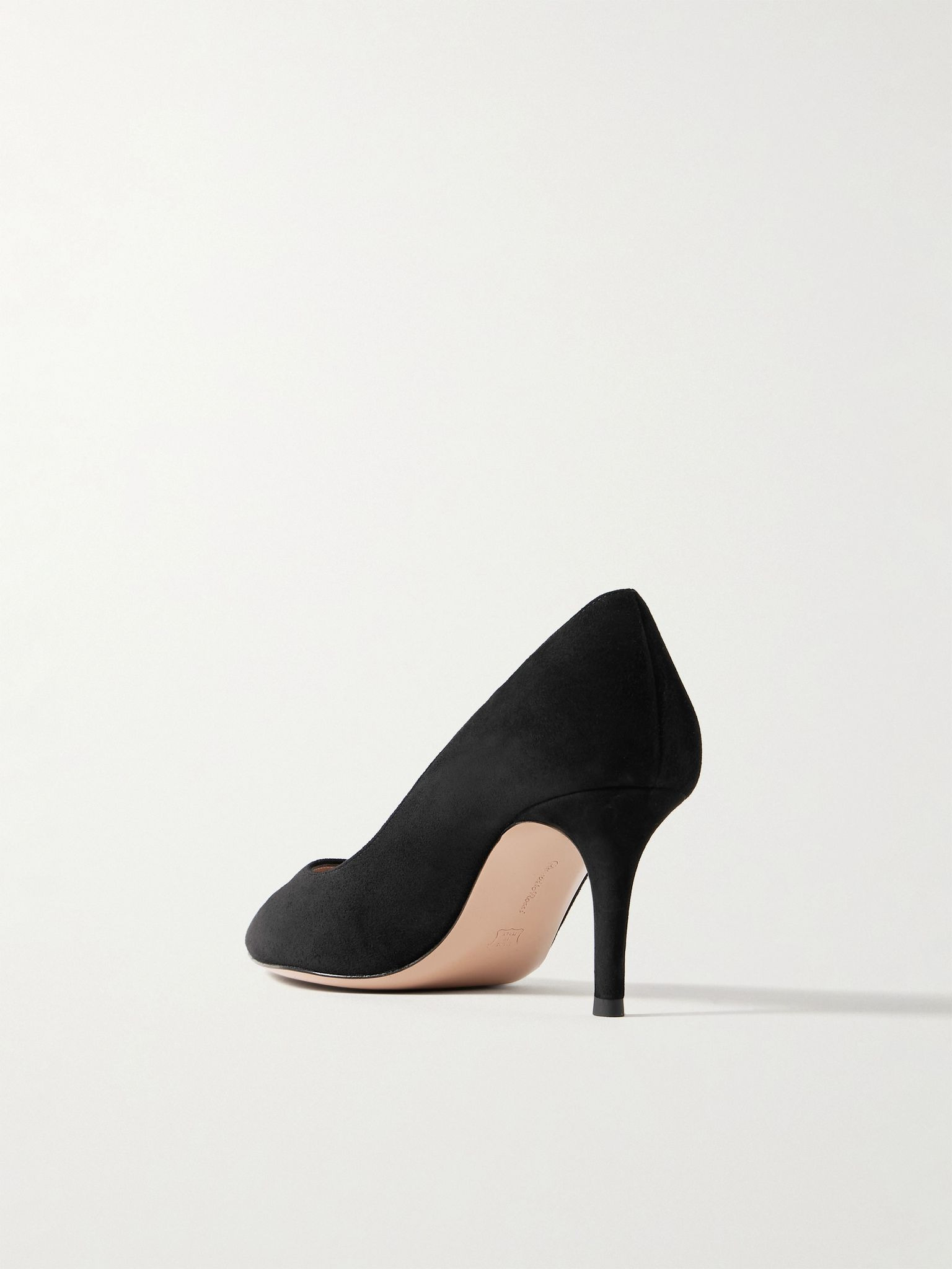 Gianvito 70 suede pumps Black - 3