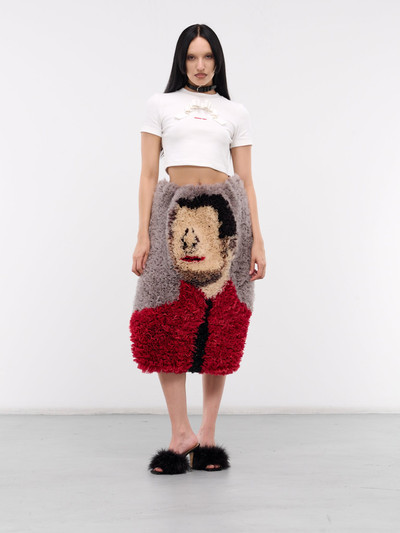 UNDERCOVER Graphic Ruffled Tulle Skirt outlook