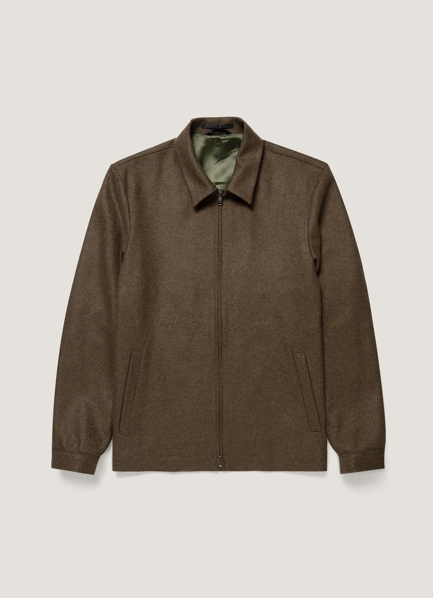 Boiled Wool Harrington Jacket - 1