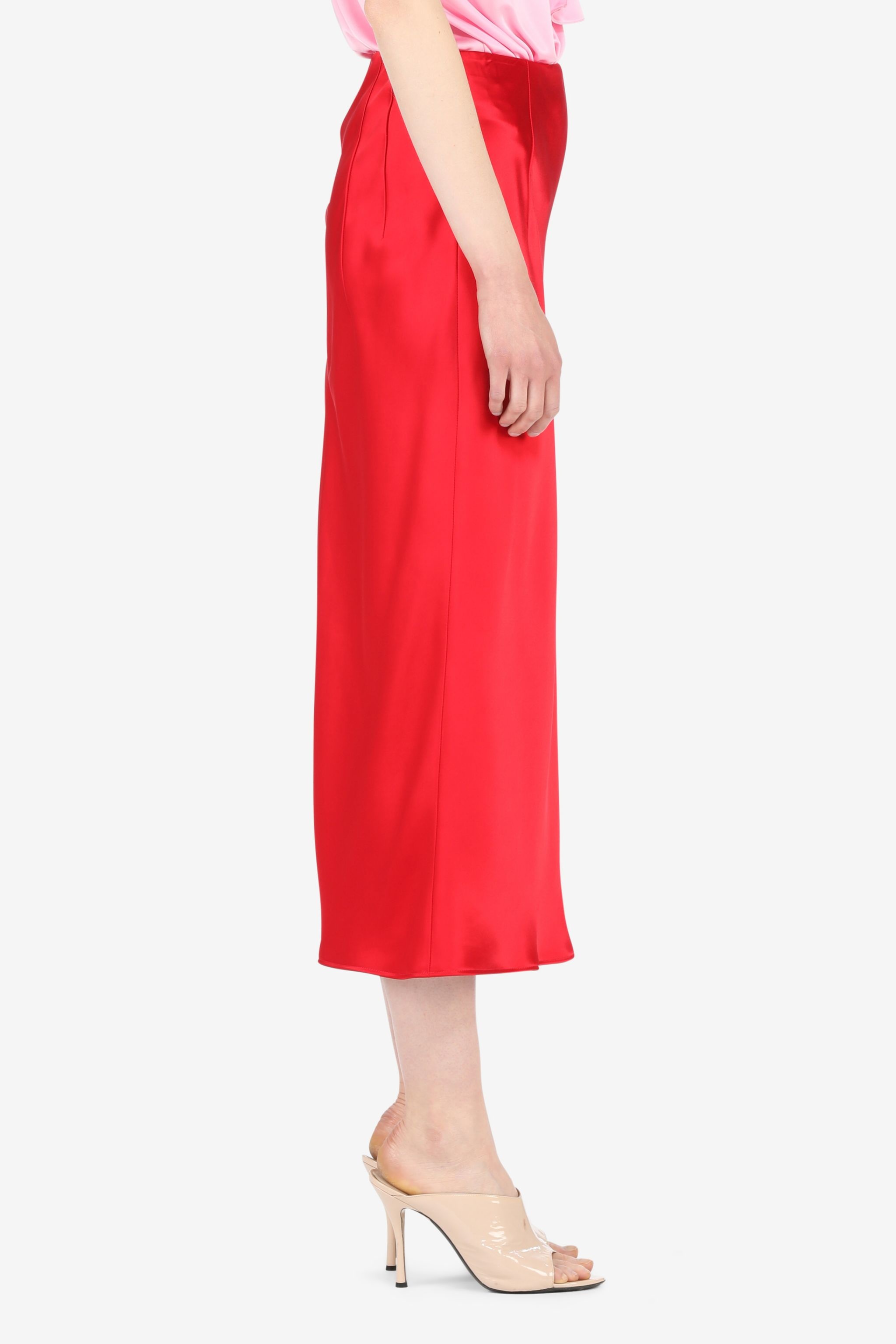 FLUTED MIDI SKIRT - 3