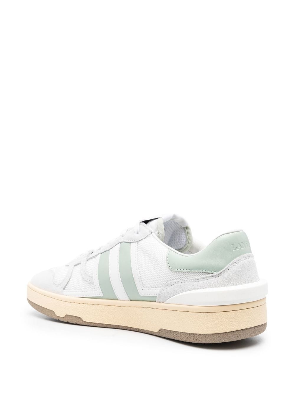 panelled low-top sneakers - 3