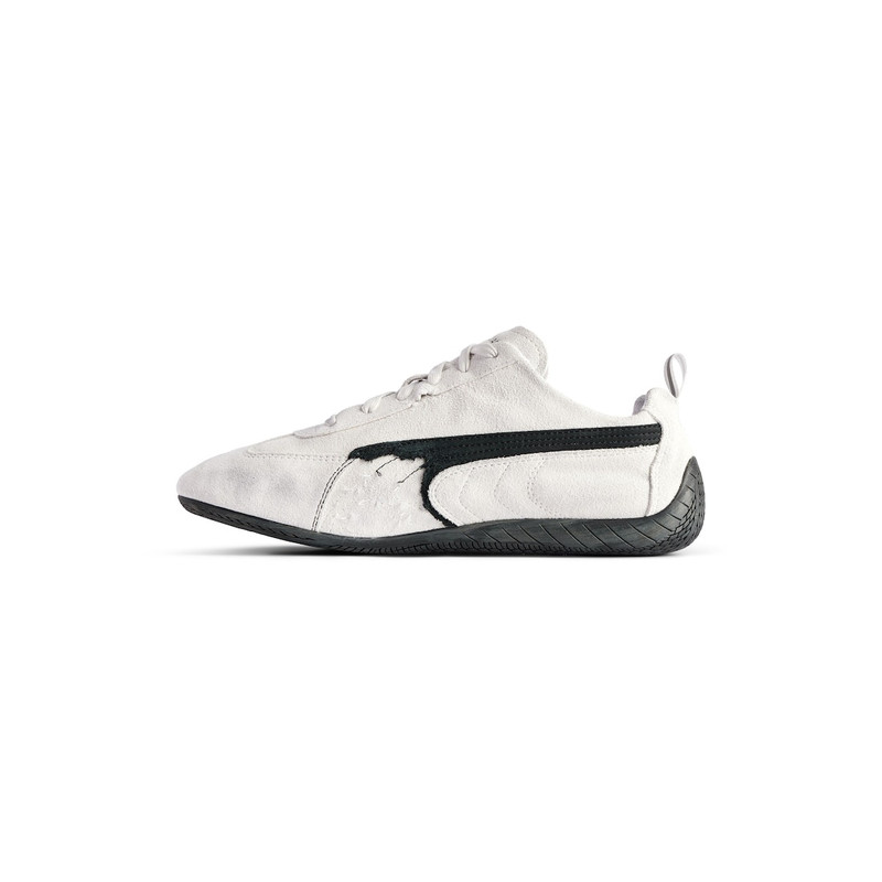 BALENCIAGA Speedcat Suede Balenciaga in White/black outlook