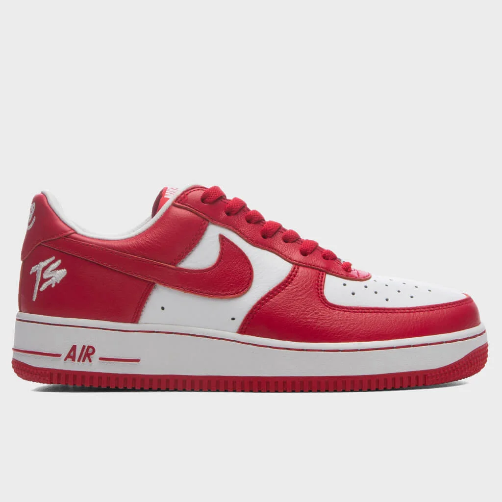 NIKE X TERROR SQUAD AIR FORCE 1 LOW 'UNIVERSITY RED' - WHITE/UNIVERSITY RED - 1