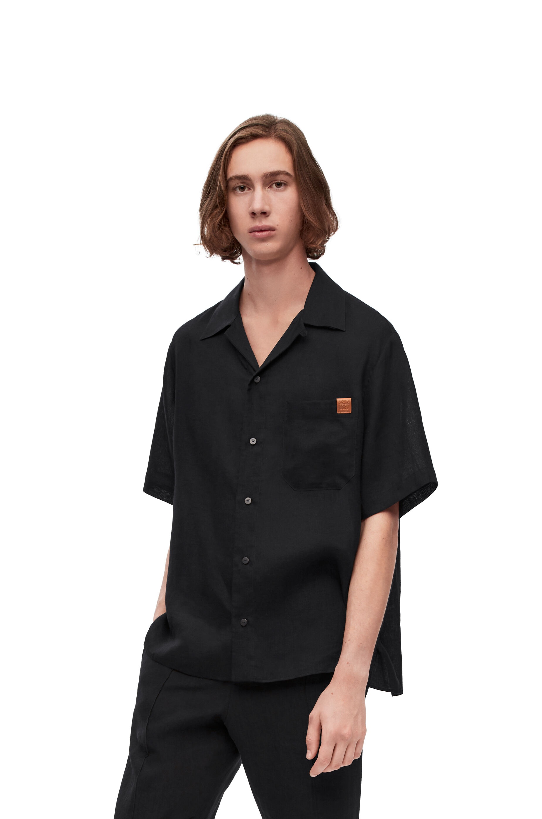 Bowling shirt in linen - 3