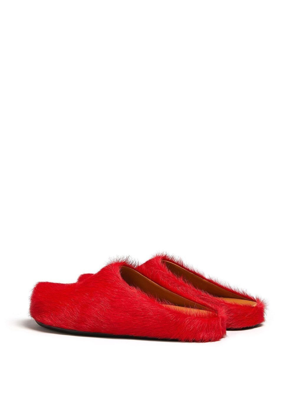 Sabot brushed leather slides - 3