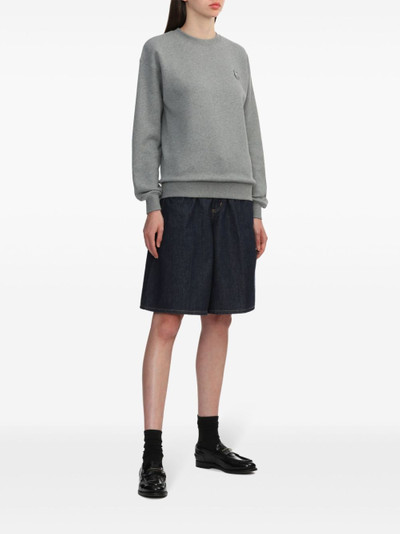 Maison Kitsuné wolf patch sweatshirt outlook