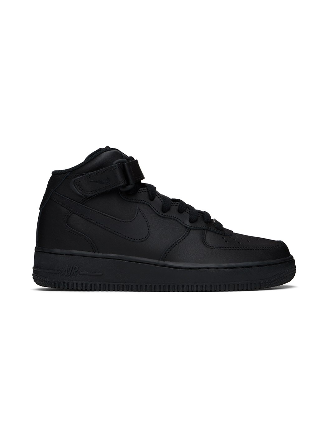 Black Air Force 1 Mid '07 Sneakers - 1