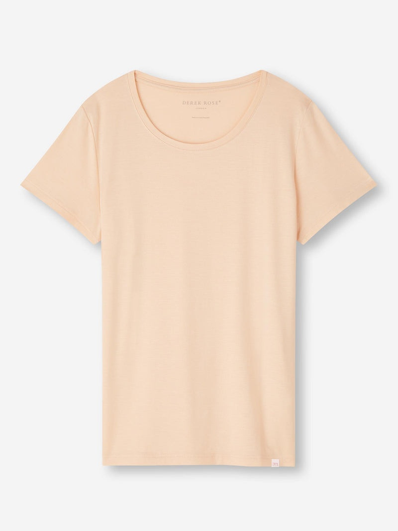 Women's T-Shirt Lara Micro Modal Stretch Cream 1