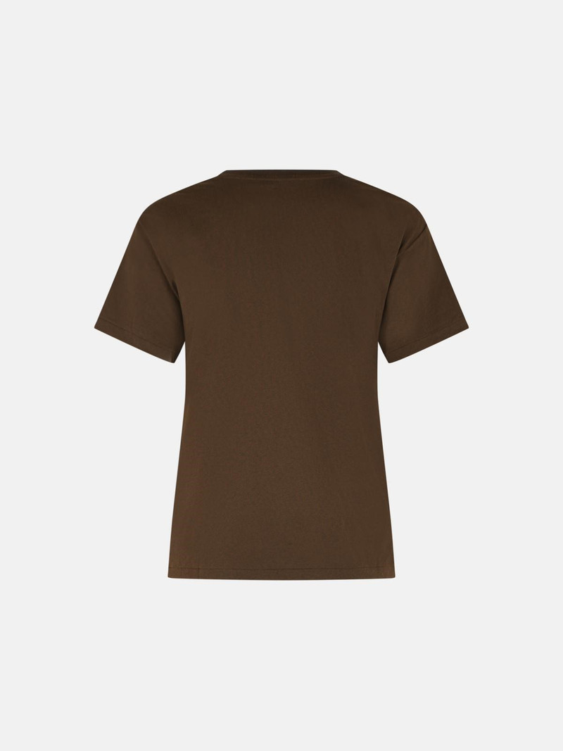 Polo Ralph Lauren BROWN COTTON T-SHIRT outlook