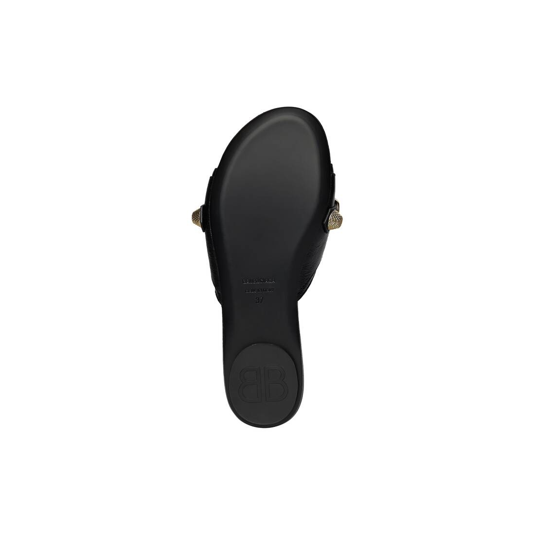 Women's Cagole Sandal in Black - 6