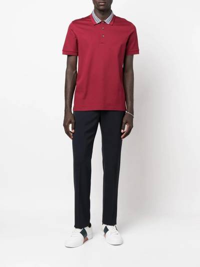 Salvatore Ferragamo short sleeve polo shirt outlook