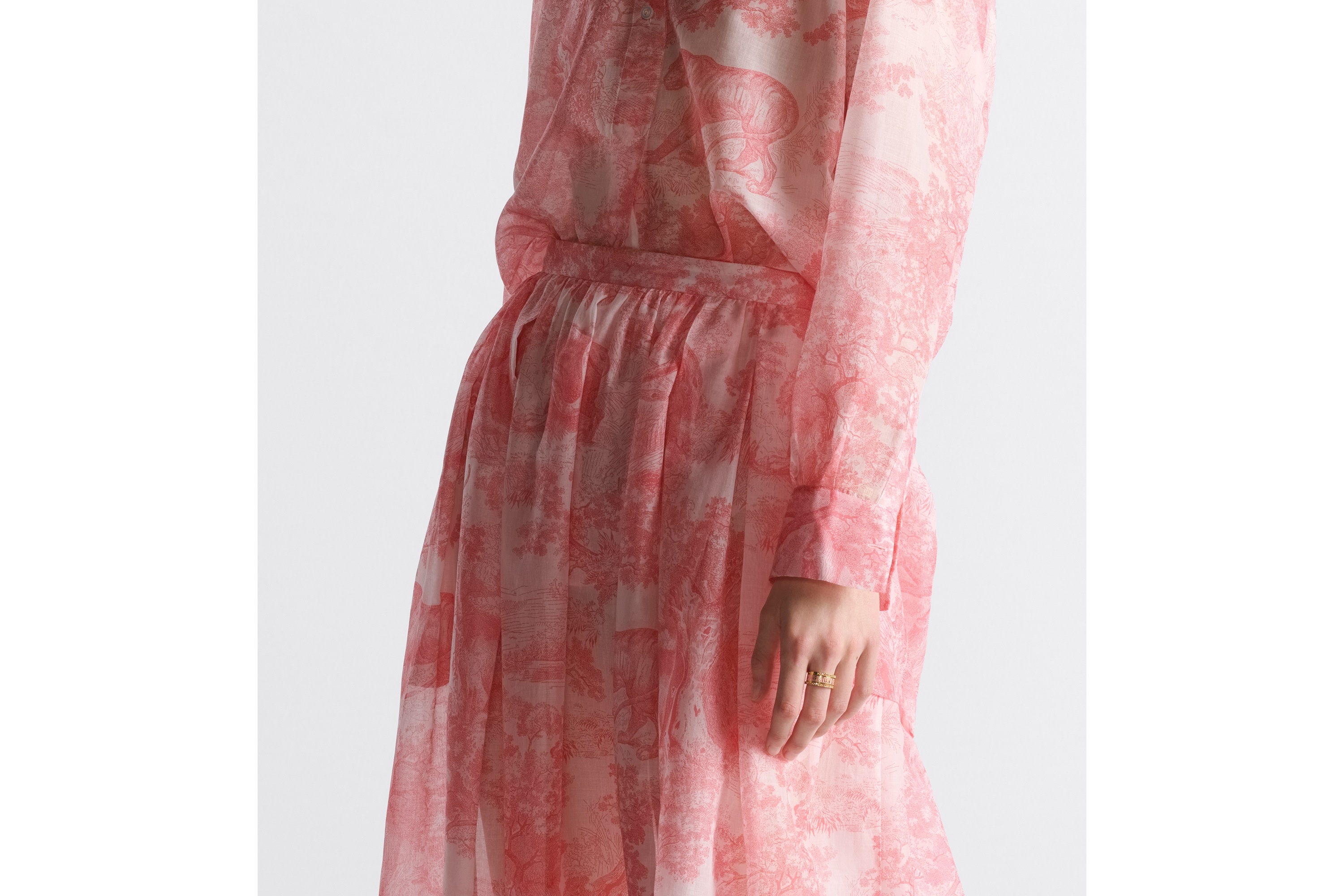 Dioriviera Flared Mid-Length Skirt - 5